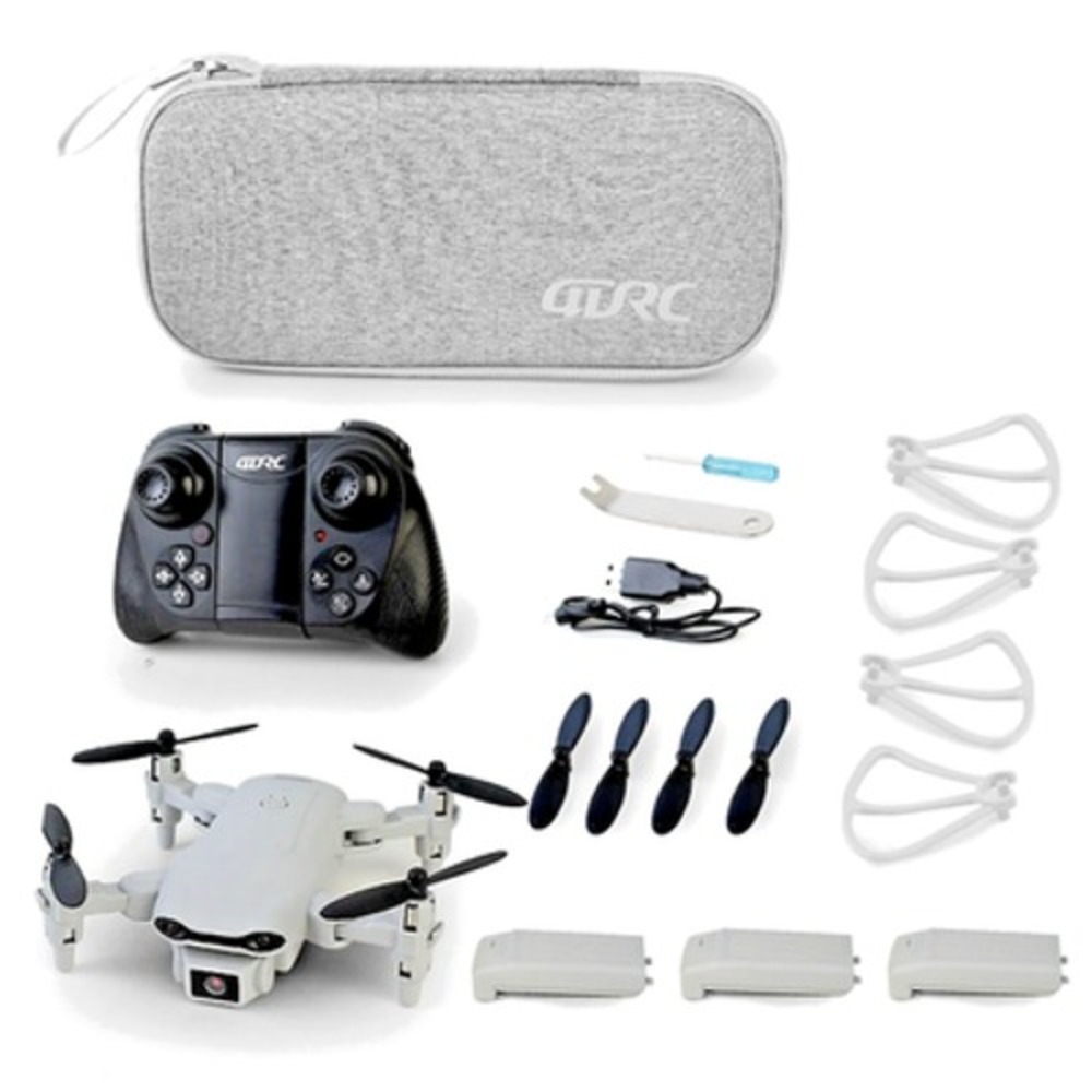 4DRC V9 Nocchi-Mini RC Quadcopter Drone with Camera 3 Batteries and Case NEW